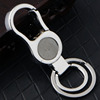 Metal quality keychain with laser engraved, wholesale