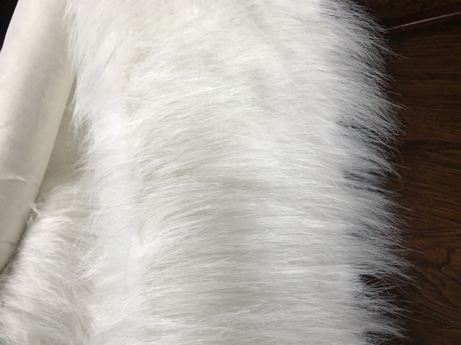 博逸毛绒圣诞礼品毛帽子毛绒圣诞老人胡子毛玩具白色长毛绒