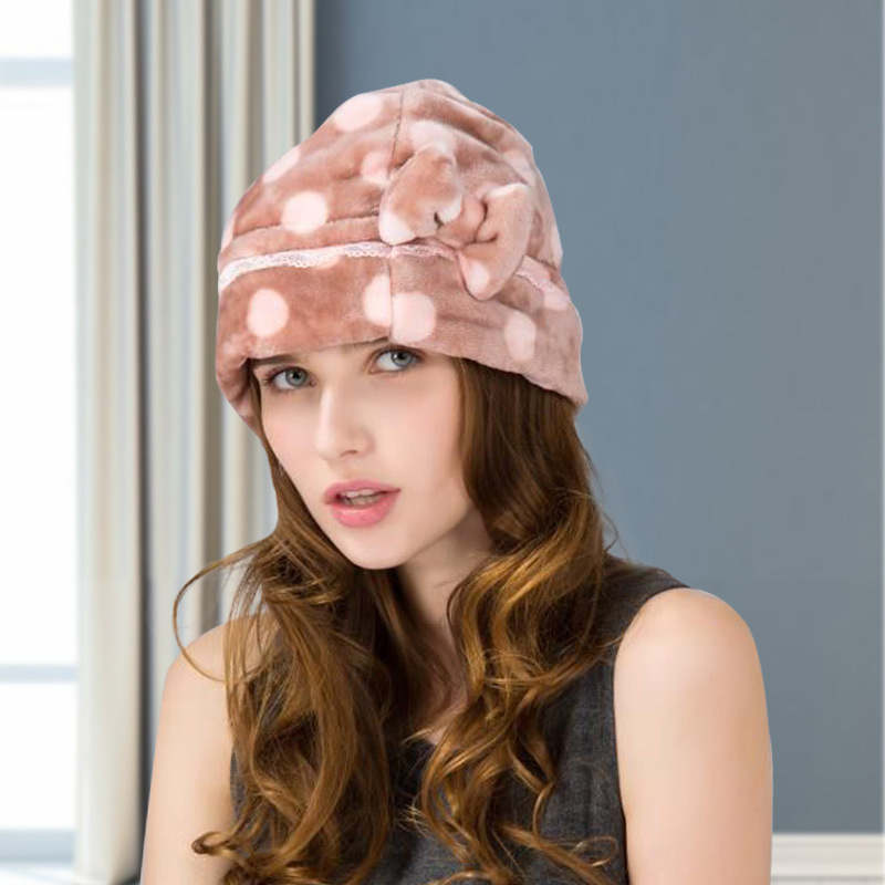 demi-season flannel hat for young mother for pregnant