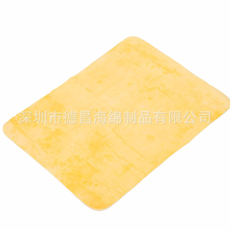 鞋底清洗机吸水海绵 马拉松PVA毛巾印花 跑步赛事吸汗运动毛巾