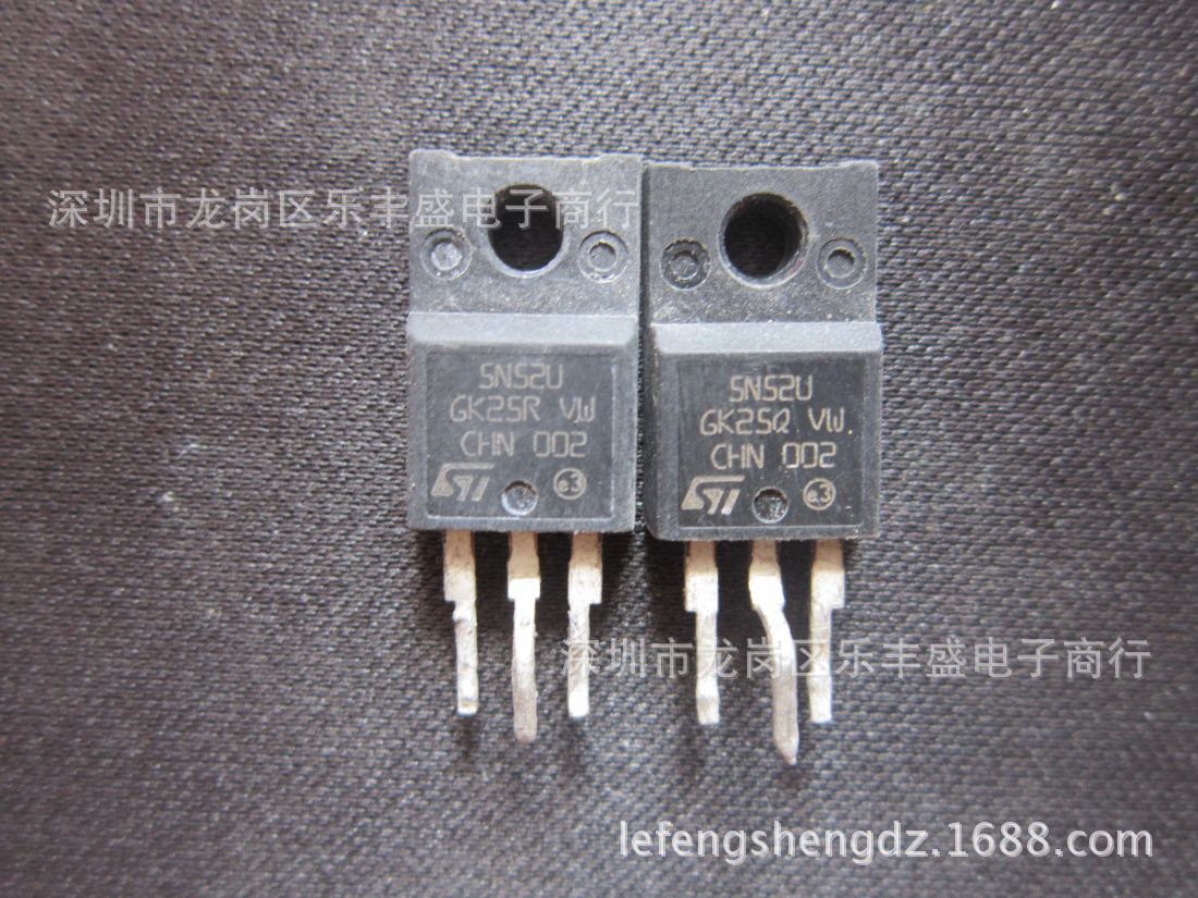 5N52U STF5N52U 拆机ST TO-220F N通道 功率MOSFET 4.4A 525V