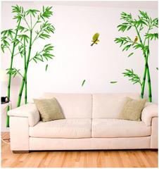 牆貼批發客廳沙發電視背景溫馨裝飾書房牆壁貼畫竹子DLX0779C壁畫