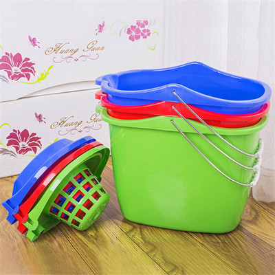 批发地拖桶家用塑料带轮免手洗拖地脱水桶居家百货拖把桶厂家直销|ru