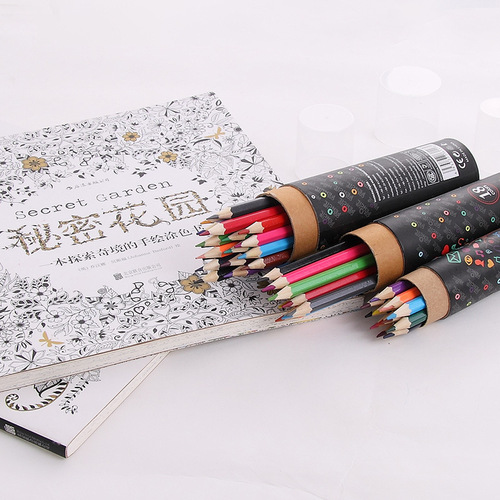 Huajie Factory Wholesale Children's Colorful Drawing Pens Color Pencils Art Drawing Pastels School Pencil Sketch Pencils