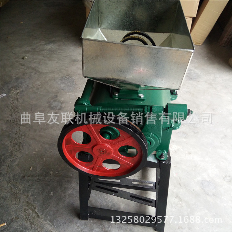 家用粮食挤扁机 豆扁压扁机原理 小麦轧扁机