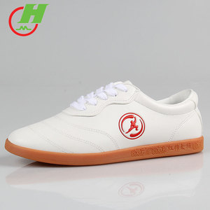 Tai chi kung fu shoes for women and men leather martial arts shoes men kung fu shoes 