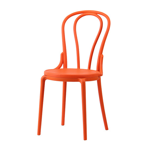 欧式家用塑料椅子咖啡厅餐厅洽谈休闲餐椅简约时尚全塑椅一件代发