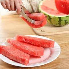 Watermelon cutting tool divider stainless steel creative multifunctional watermelon meat slicer fruit knife melon cutter