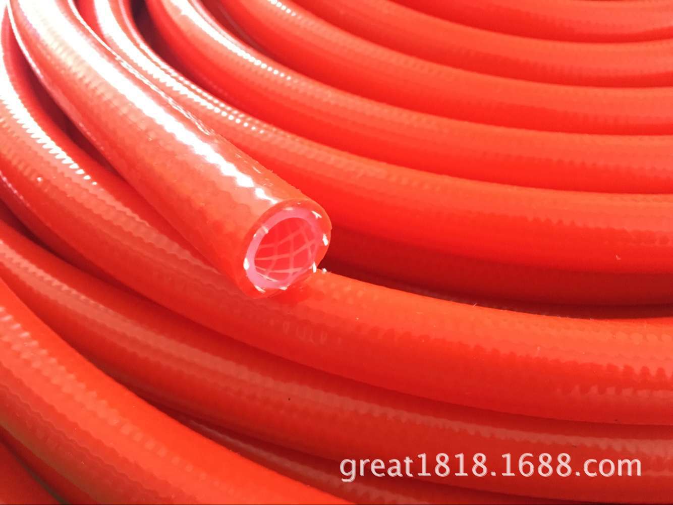 BP20-010高压硅胶软管食品级双色增强编织硅胶软管硅胶管