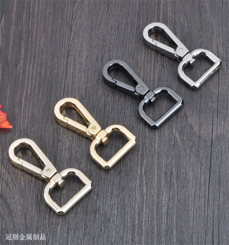 箱包五金配件 廠家直銷 各種規格顏色 鋅合金方尾板扣 狗扣 鈎扣