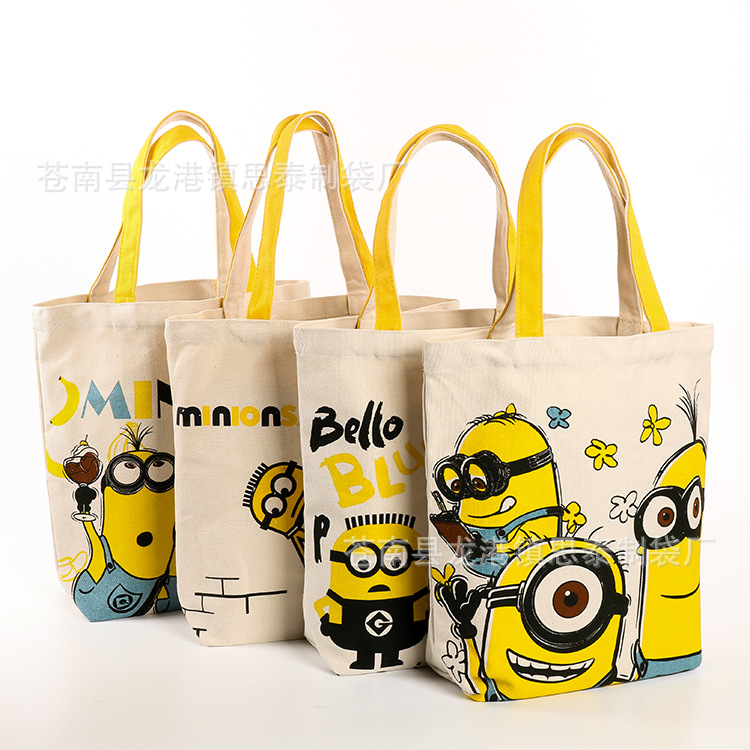 厂家供应 创意学生环保全棉布袋定制 手提广告购物帆布袋定做