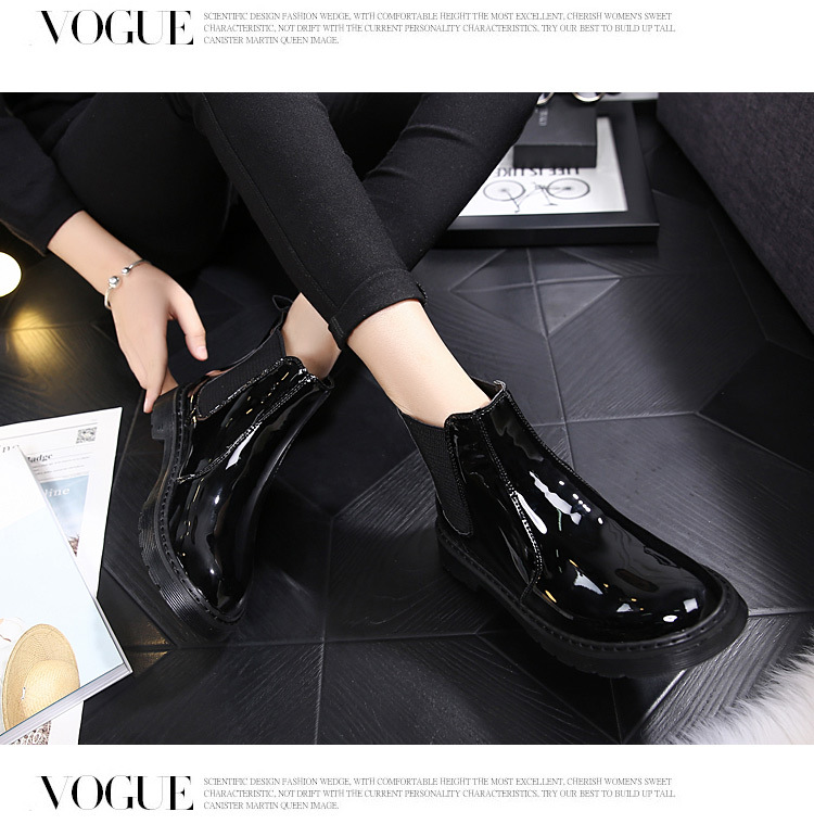 Bottes femme YUNTIANHU en Cuir verni - Ref 3354963 Image 21