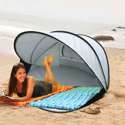 Seaside Holiday Beach Tent Çadırlar - silver-double