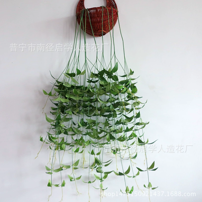 Небольшой размер лист клематиса в европейском стиле искусственный цветок искусственное растение свадебное украшение настенный ротанг