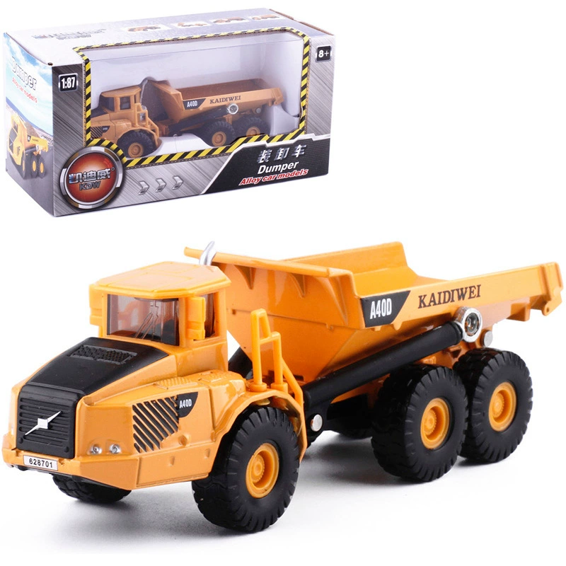 Самосвал, сплавной автомобиль, игрушечный автомобиль, масштаб 1:87