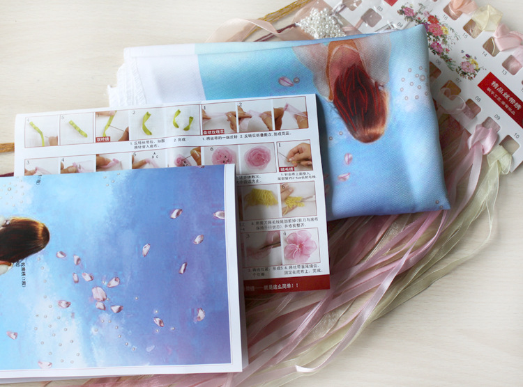 Oujin nianhua cinta bordado fábrica directa color impresión colgante pintura flor de cerezo princesa sala de estar entrada pintura decorativa