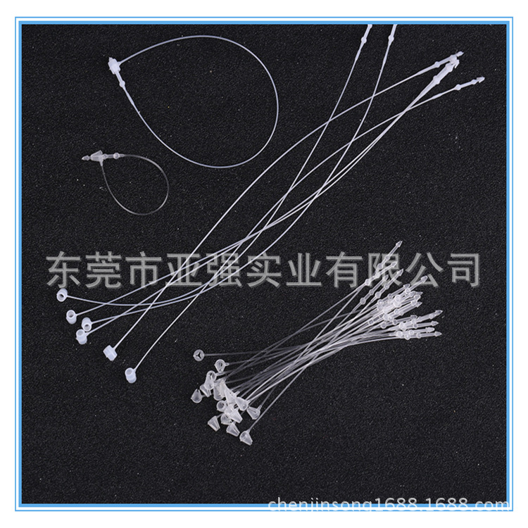 厂家供应透明子母扣手穿针/服装手穿子母扣胶针眼镜商标吊牌绳扣