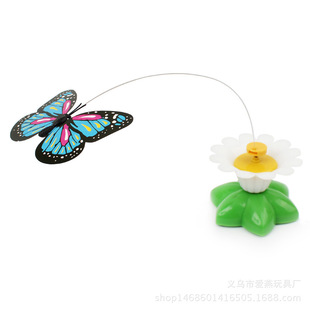 Настольная крутящаяся электрическая игрушка с бабочкой, подходит для импорта, домашний питомец