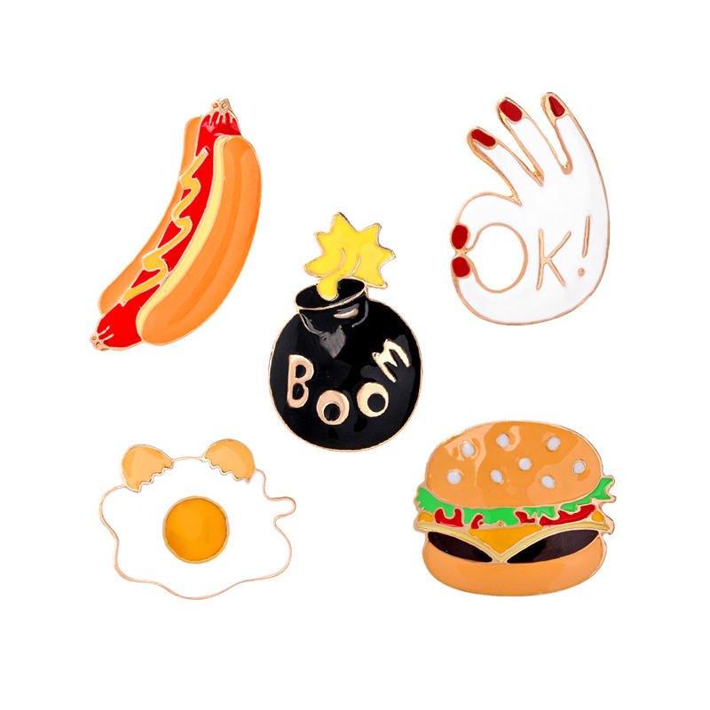 Creative cartoon cute brooch