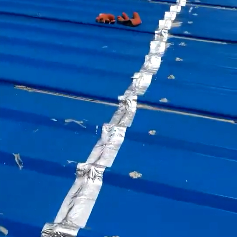 彩钢板屋面金属瓦防腐防水密封用铝箔胶带