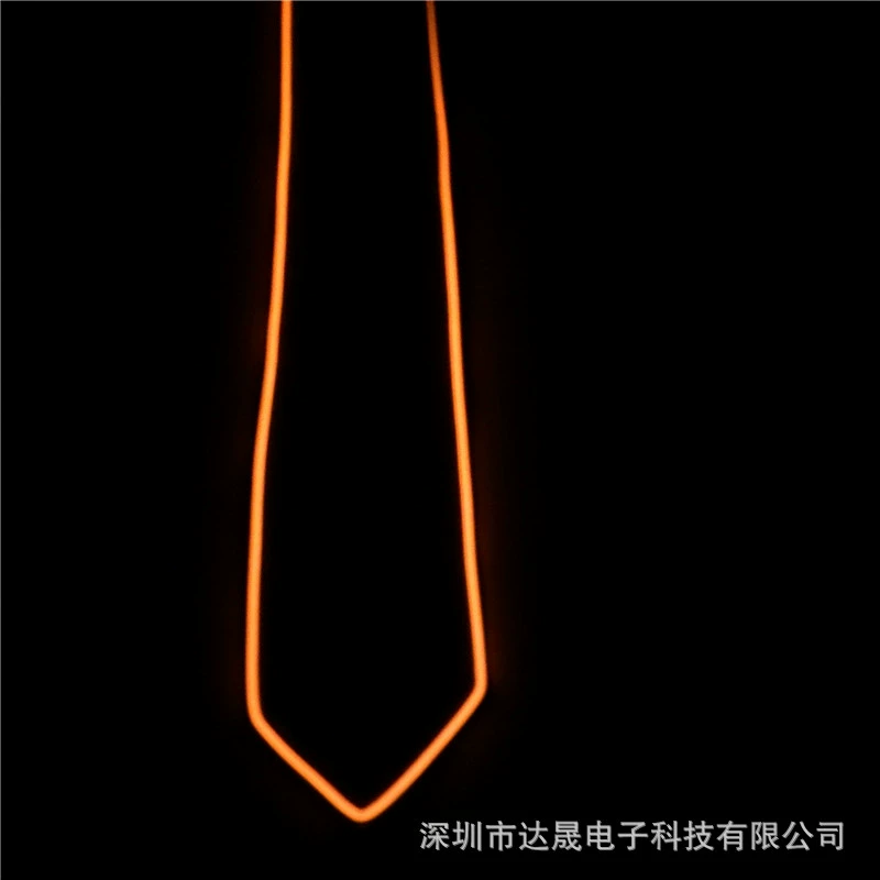 Галстук-бабочка DAISON DST002 LED светящийся галстук, холодный свет EL, 10 цветов для карнавала и Хэллоуина