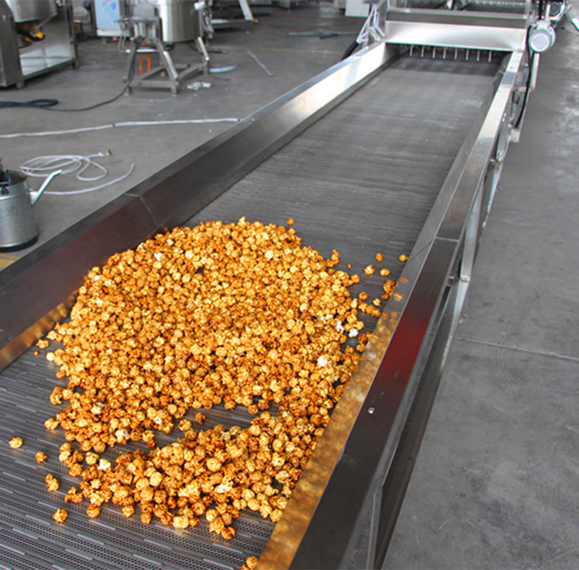 large commercial Ball automatic Popcorn machine electromagnetism heating Popcorn machine Popcorn Assembly line Operation