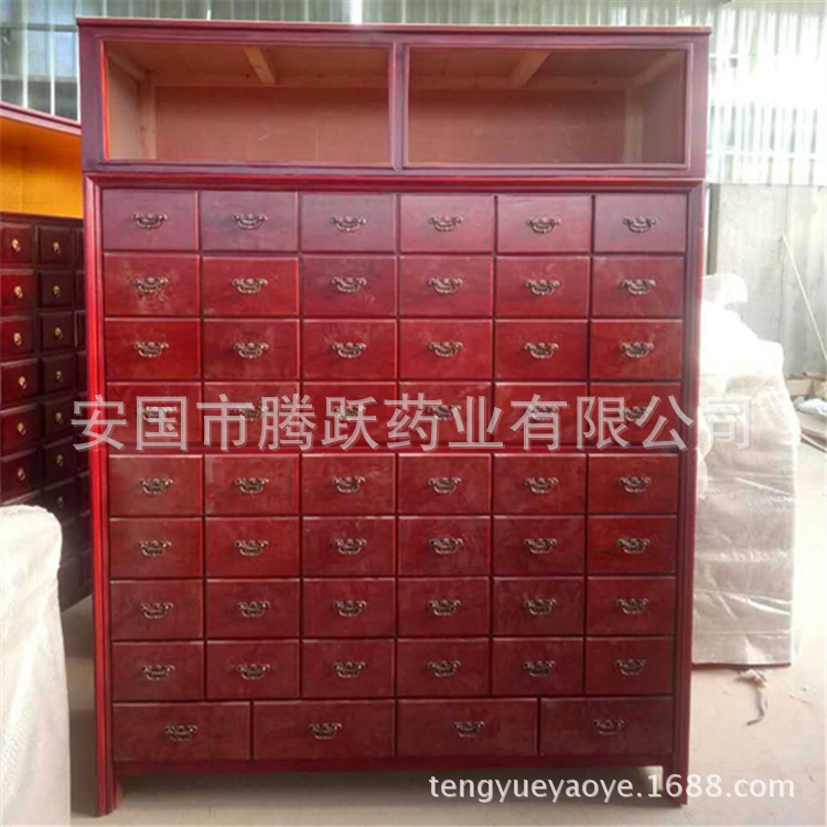 Solid Camphor Pine Chinese Medicine Cabinet 52 Drawer Herbal Storage Chest for Clinics and Home Apothecaries overview