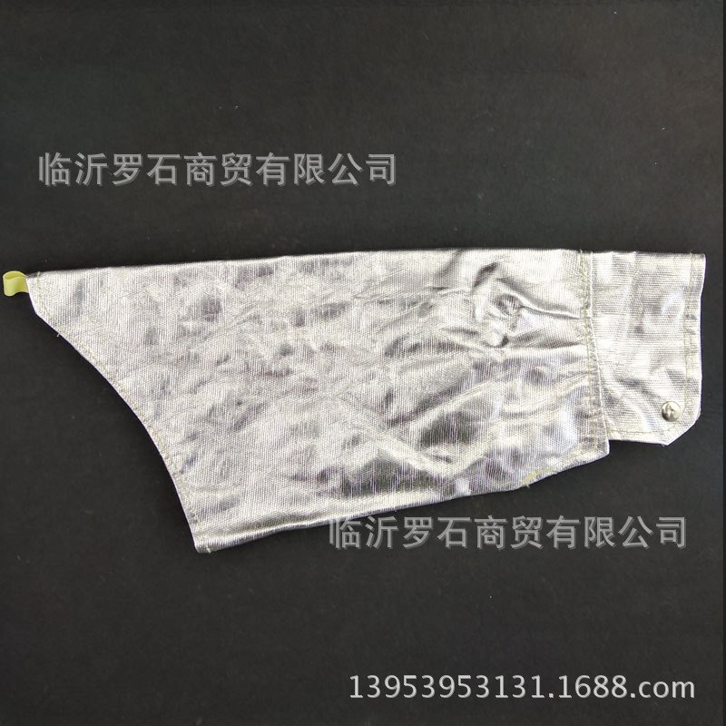 1000 degree radiant heat resistant aluminum foil heat insulation armguard sleeve high temperature resistant aluminum foil sleeve anti-scalding flame retardant sleeve sleeve head
