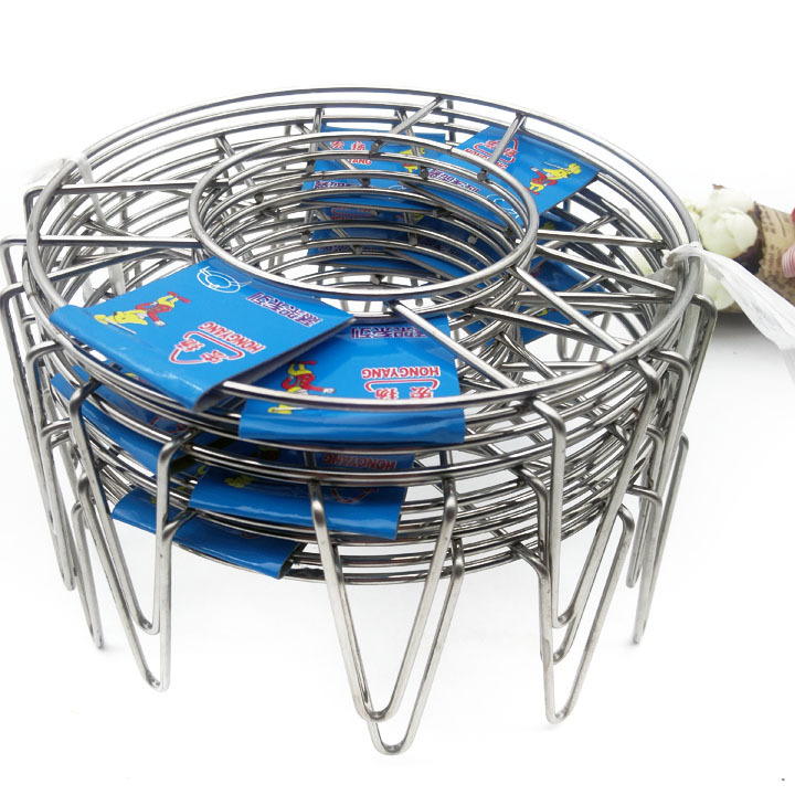 D1924 16 # acero puro alta pierna vapor rack olla rack necesidades diarias suministros de cocina Yiwu 2 yuanes dos yuanes tienda