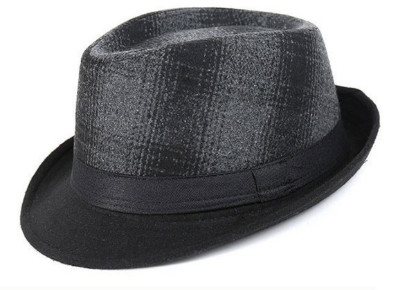 Sombrero 2022 Otoño e Invierno nuevos hombres pequeño bombín sombrero caliente a prueba de frío lana Jazz sombrero para papá fábrica lote directo