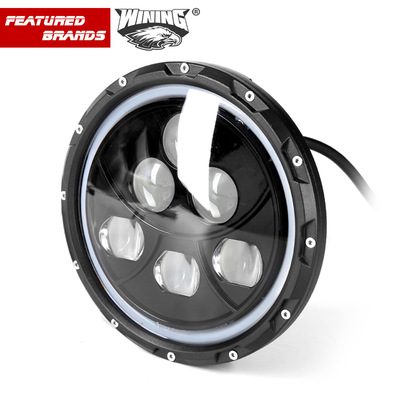 热销款摩托车改装前照灯7寸牧马人LED大灯[7 INCH LED Headlight]