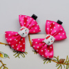 Hair stick, hair accessory, fashionable children's hairgrip with bow, Birthday gift