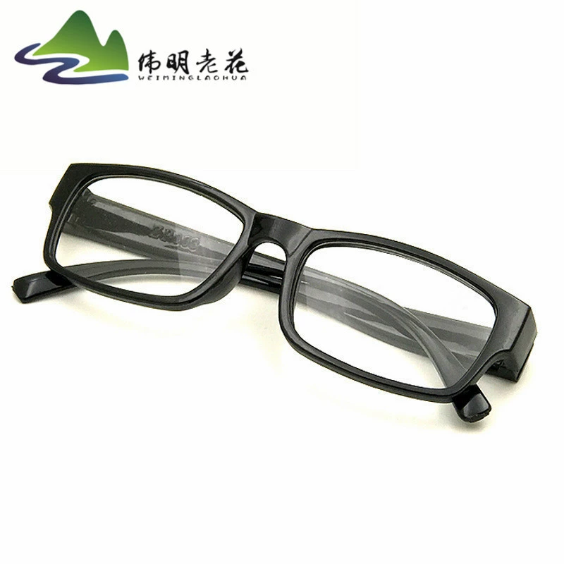 Распространите Горячие сверхлегкие очки в черной оправе, простые и щедрые очки для пресбиопии, запустите выставку Jianghu готовые очки оптом