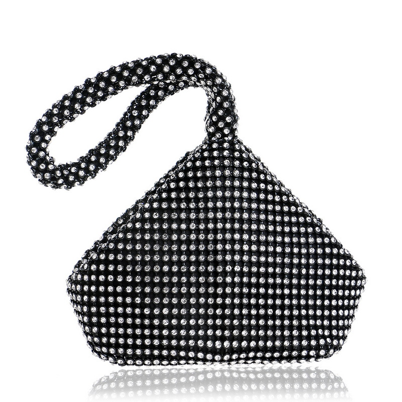 Hot Dinner Bag With Diamonds Ladies Banquet Rhinestone Bag Evening Bags display picture 12