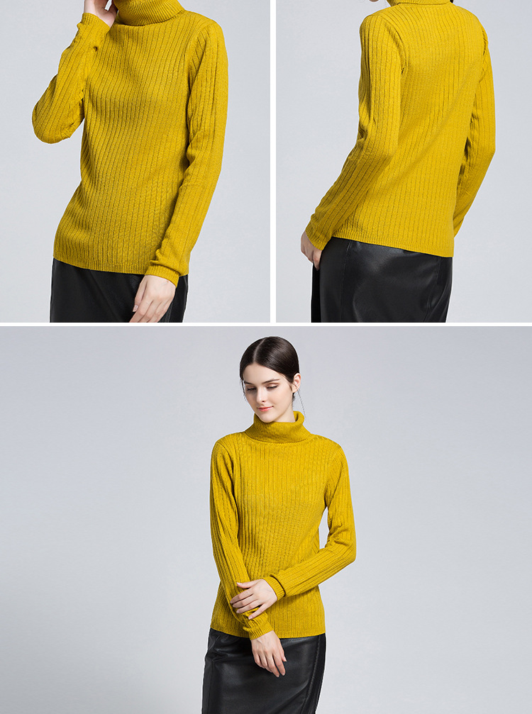 long-sleeved slim knit bottoming shirt  NSYH22101