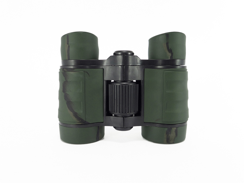 厂家直销高档礼品4x30双筒望远镜迷彩色儿童礼品