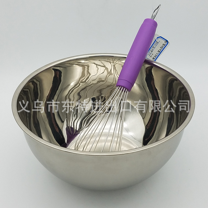Factory direct sales of stainless steel egg beaters, plastic egg cream mixers, kitchen baking supplies, manual egg beaters detail image 8