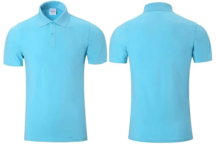 Cotton polo for work, with short sleeve, custom-made
