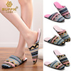 Demi-season comfortable footwear for pregnant, slippers, boho style, wholesale