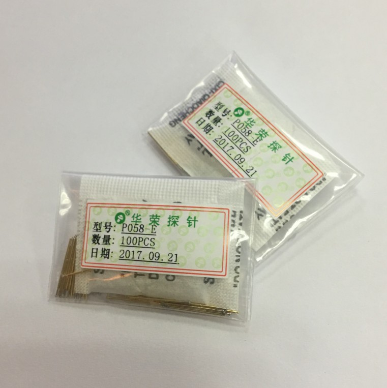 华荣探针 针套0.7MMP058-E PA058-E2 圆锥头镀金20#测试PCB光板针