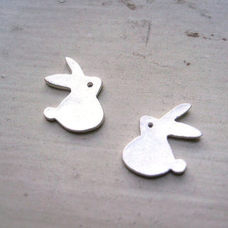 Alloy Plating Gold Silver Hooligan Rabbit Earrings Animal Earrings Wholesale display picture 4