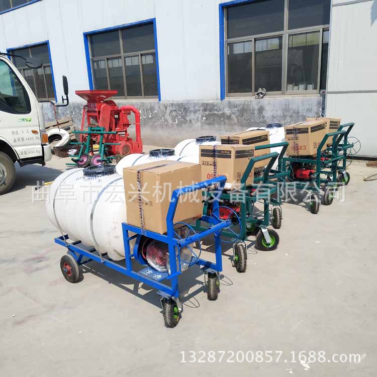 手推式手动喷雾器汽油高压打药机