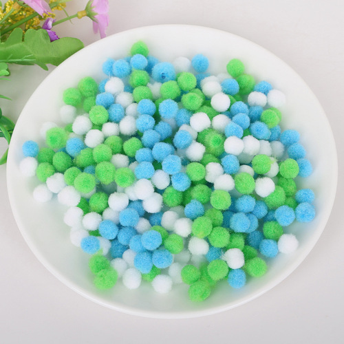 300 plush balls diy mobile phone case decoration accessories earrings children's hair hoops jewelry handmade materials