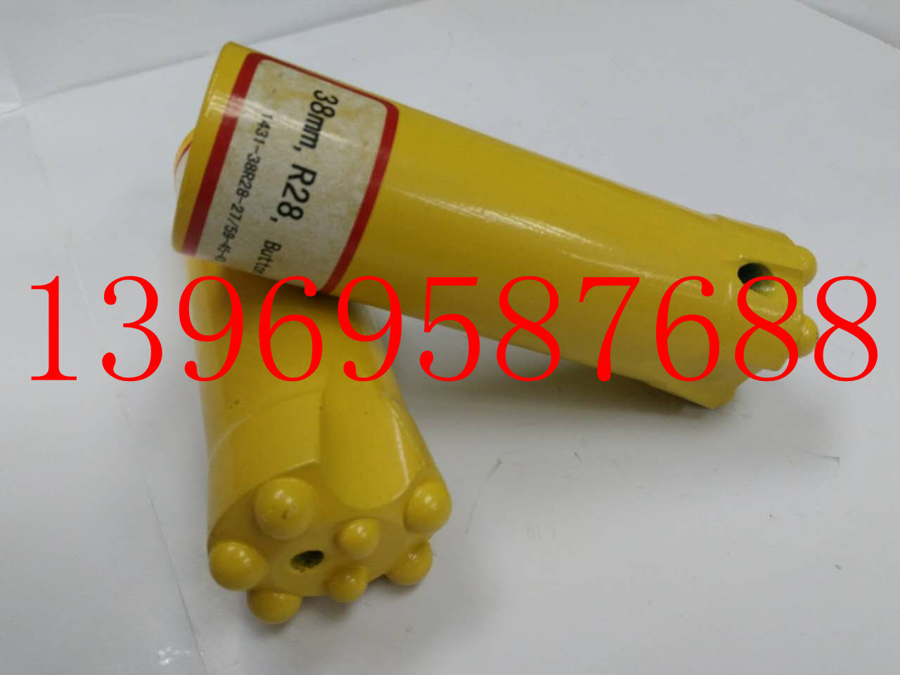 现货 38R28螺纹连接钻头  7齿液压掘进钎头