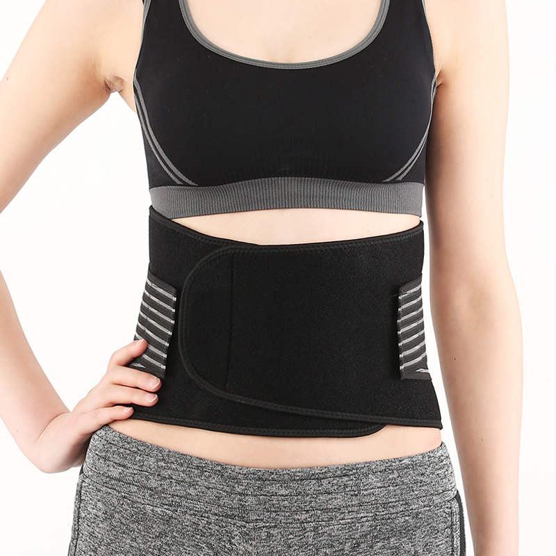 新英双重加压支撑腰带篮球羽毛球健身跑步骑行男女士腰带运动护腰|ru