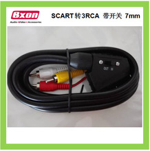 ��IN OUT�_�P SCART-3RCA������ 7mm���� 1.5��