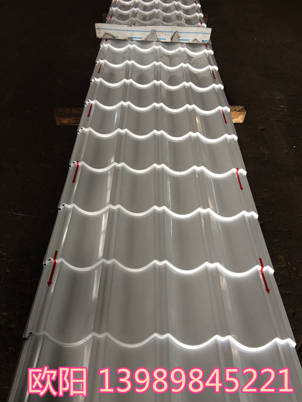 石家庄衡水彩钢仿古装饰瓦零售批发 红色|灰色金属仿古瓦批发价