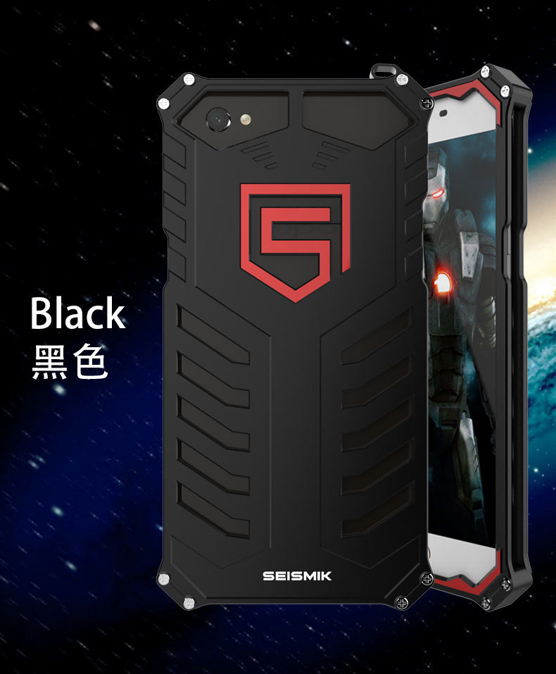 SEISMIK S-ONE Armor Man Shockproof Aluminum Shell Metal Case Cover for OPPO R9s / OPPO R9s Plus / OPPO F3 Plus