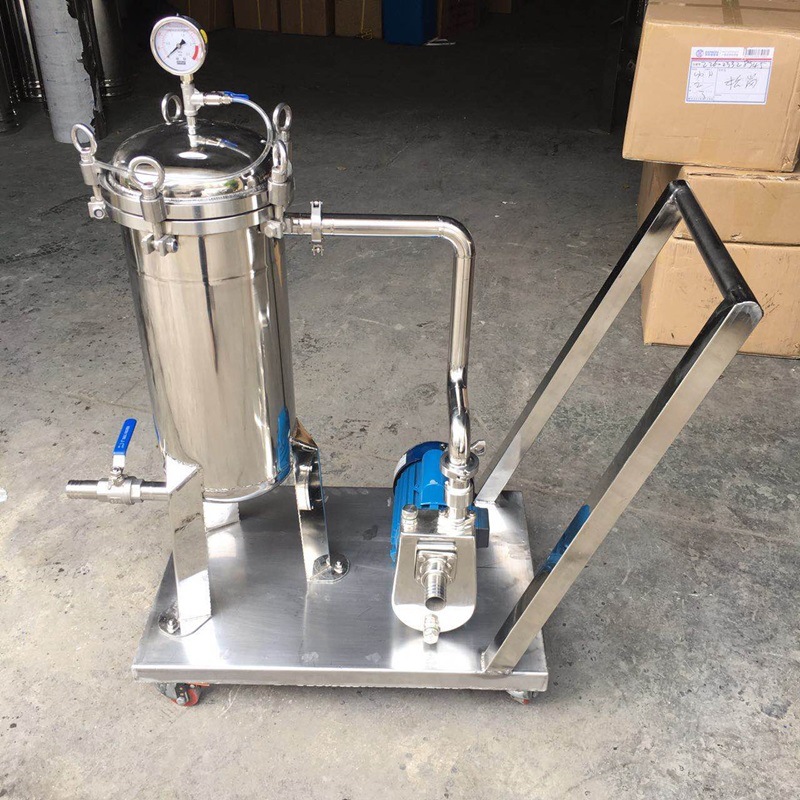 小型机床切削液循环过滤系统过滤器大量批发 袋式过滤器厂家直销