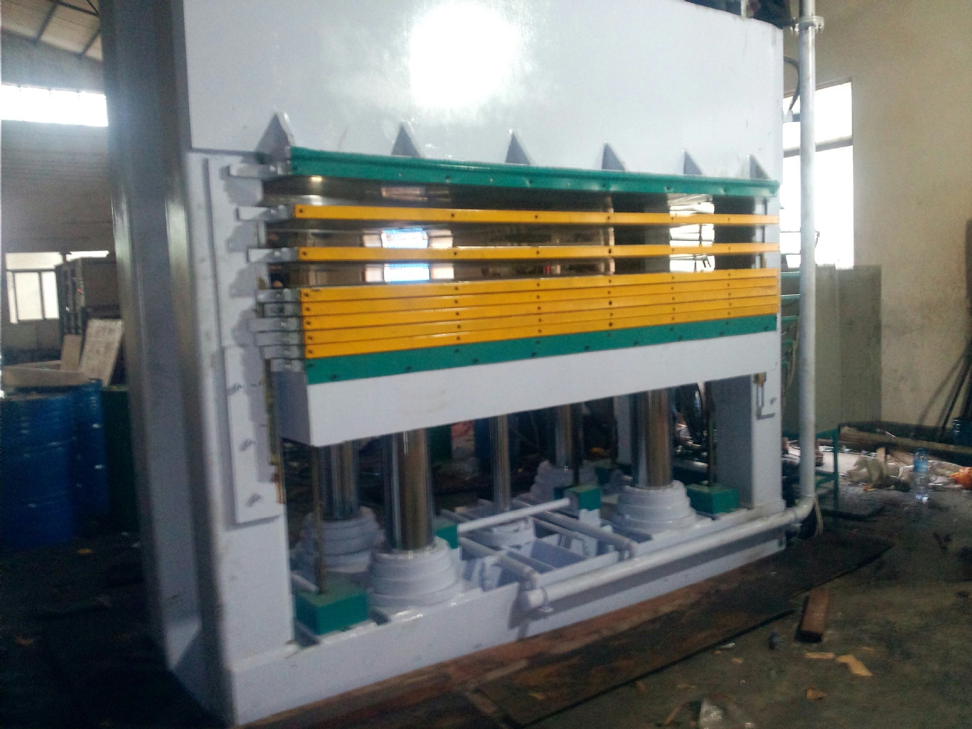 上海林市木工热压机，单层热压机，昆山蜂窝板三层热压机可定制